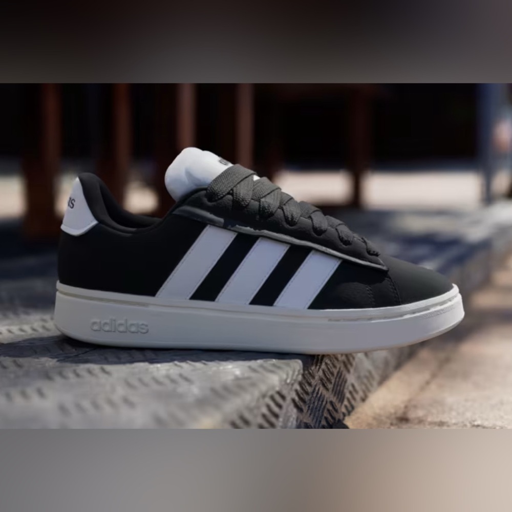 Adidas Classic Black and White Trainers